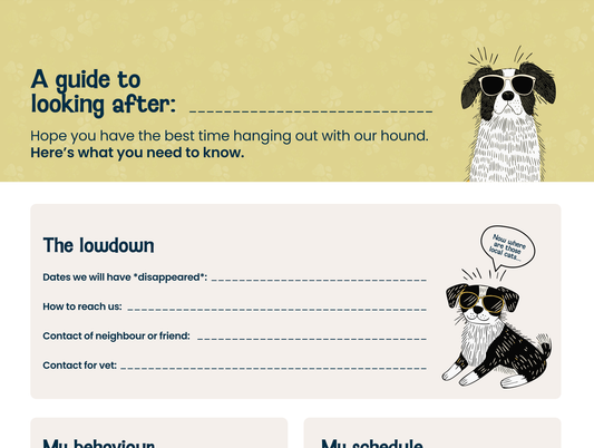 The Ultimate Dog Sitting Checklist