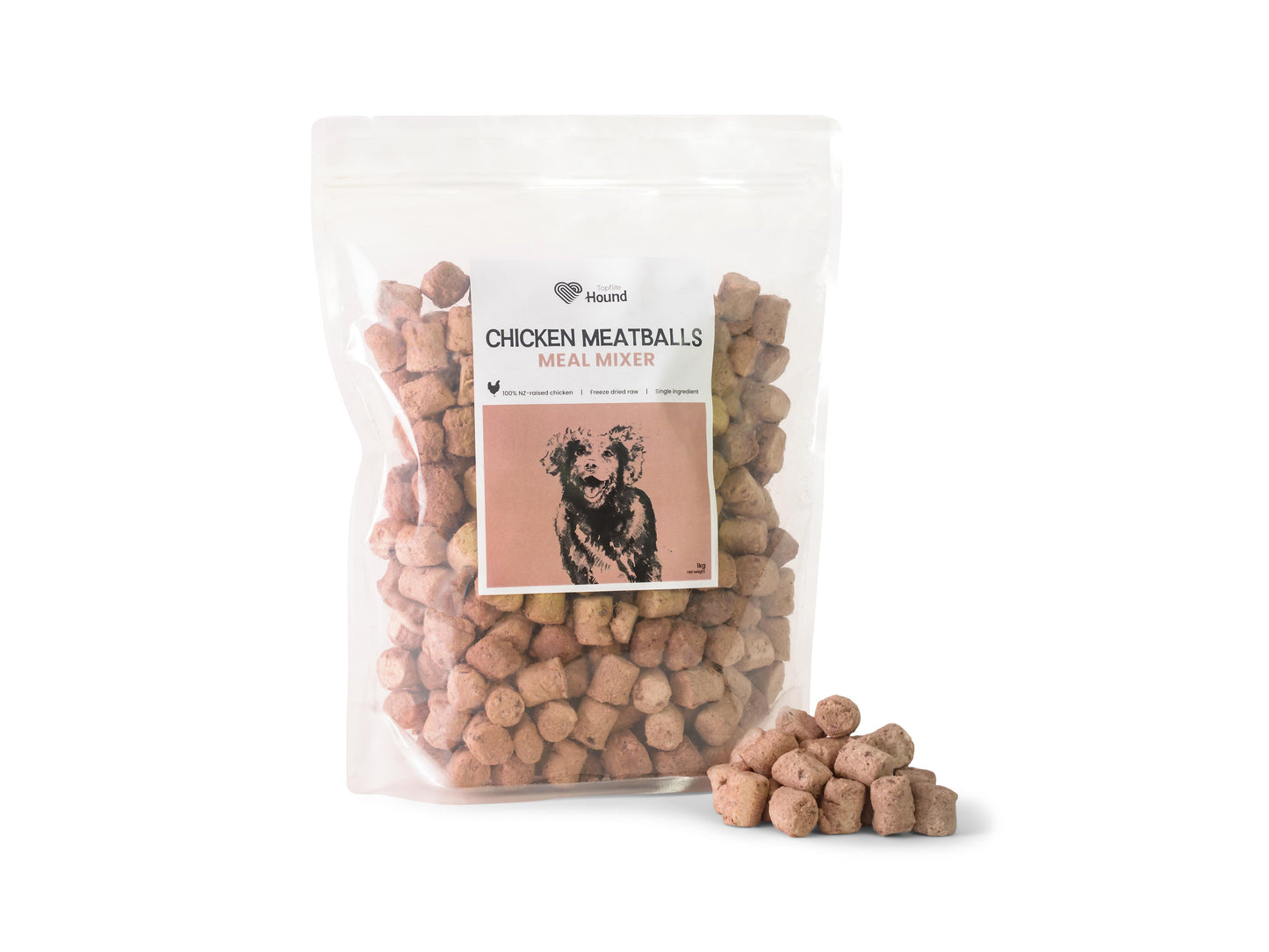 Topflite Hound Chicken Meatballs 1kg