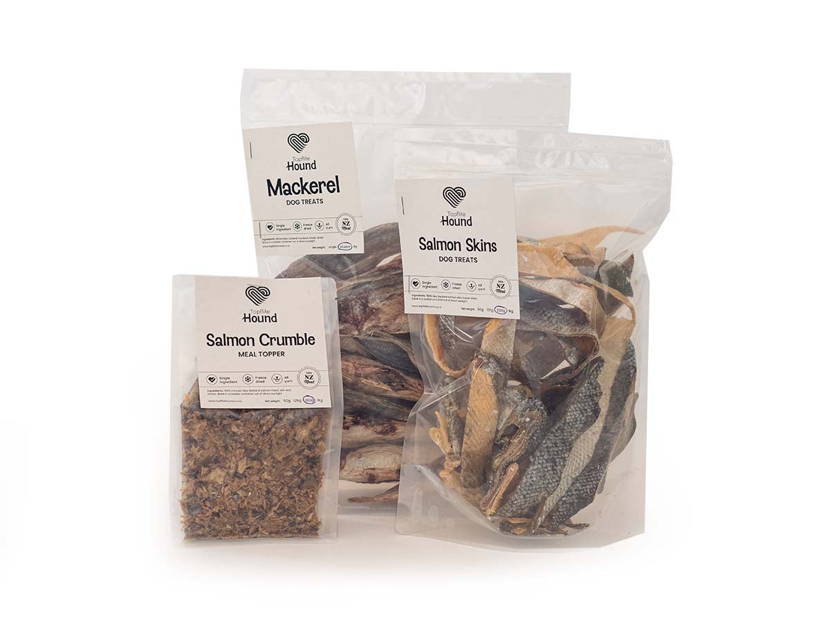 Topflite Hound Mackerel, Salmon Crumble & Salmon Skins