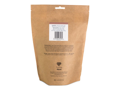 Topflite Hound Chicken Chips 125g back of package