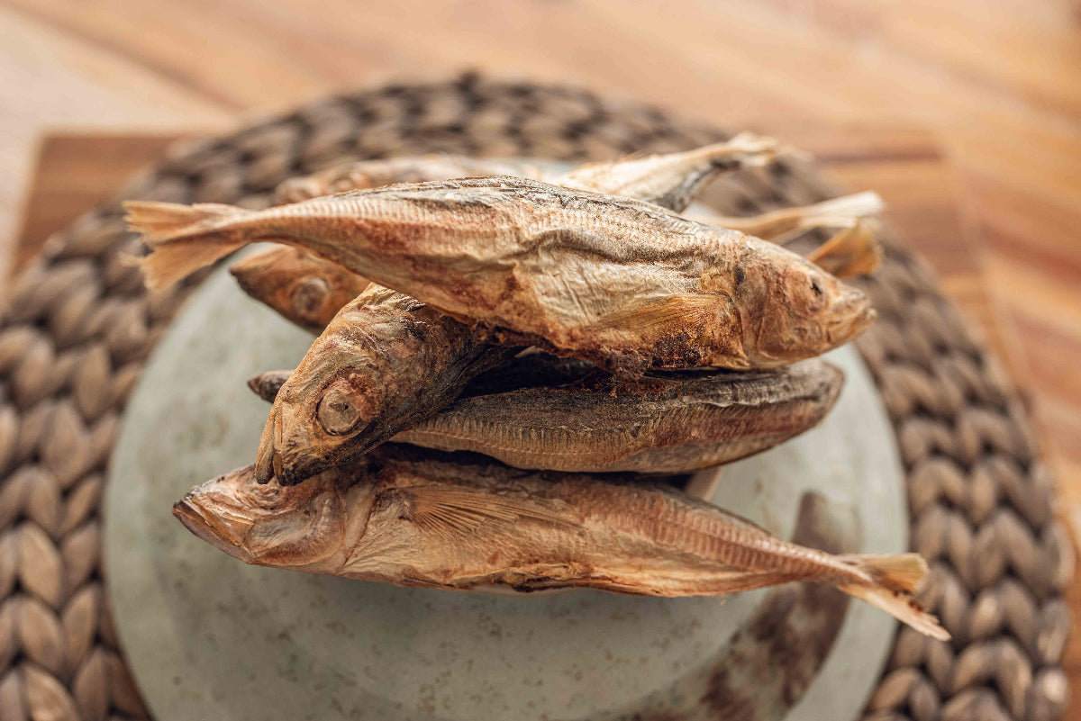 Topflite Hound Mackerel, freeze dried.