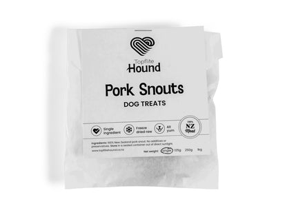 Package of Topflite Hound Pork Snouts Single
